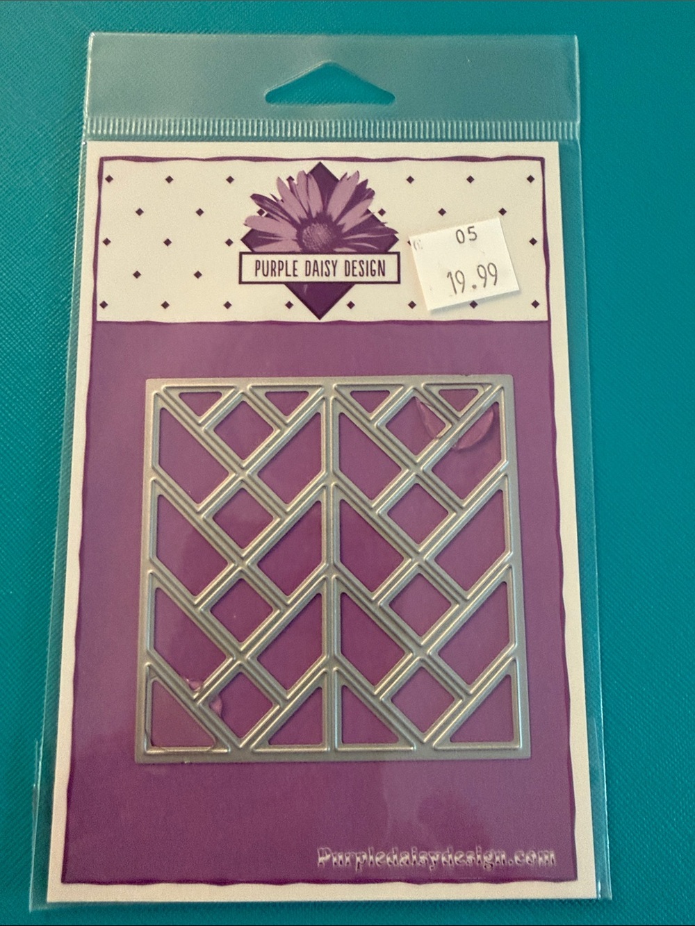 Purple Daisy Design  “Welcome Lattice” Metal Die